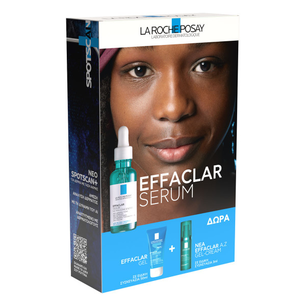 LA ROCHE-POSAY - PROMO PACK EFFACLAR Serum Ultra Concentrated - 30ml ΜΕ ΔΩΡΟ Effaclar Gel - 50ml & A-Z Gel-Cream - 3ml